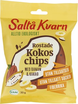 Kokoschips Banan & Kakao KRAV